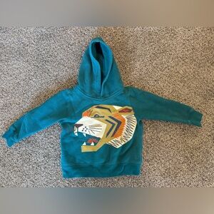 Tea Collection 2T Tiger embroidered hoodie